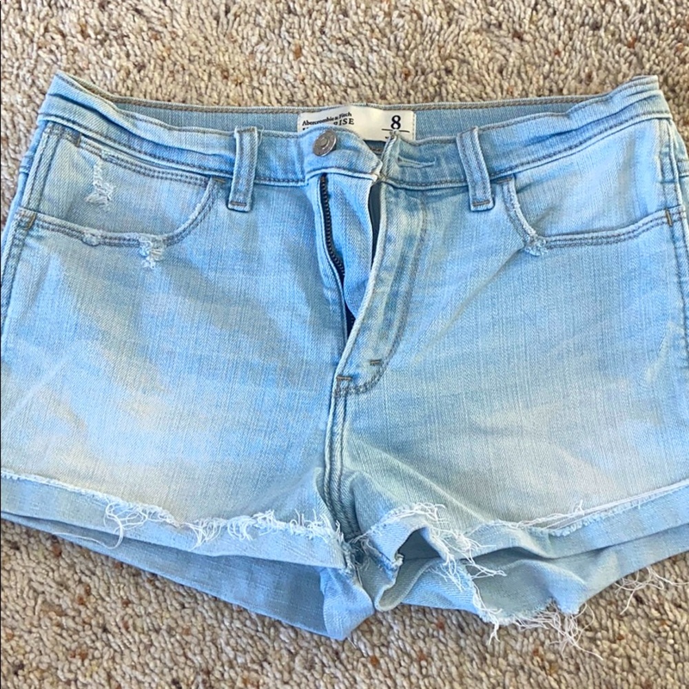 Abercrombie & Fitch short shorts high rise